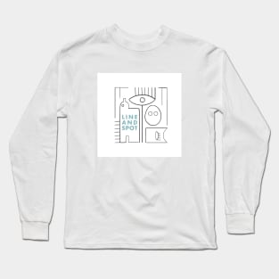 line and spot Long Sleeve T-Shirt